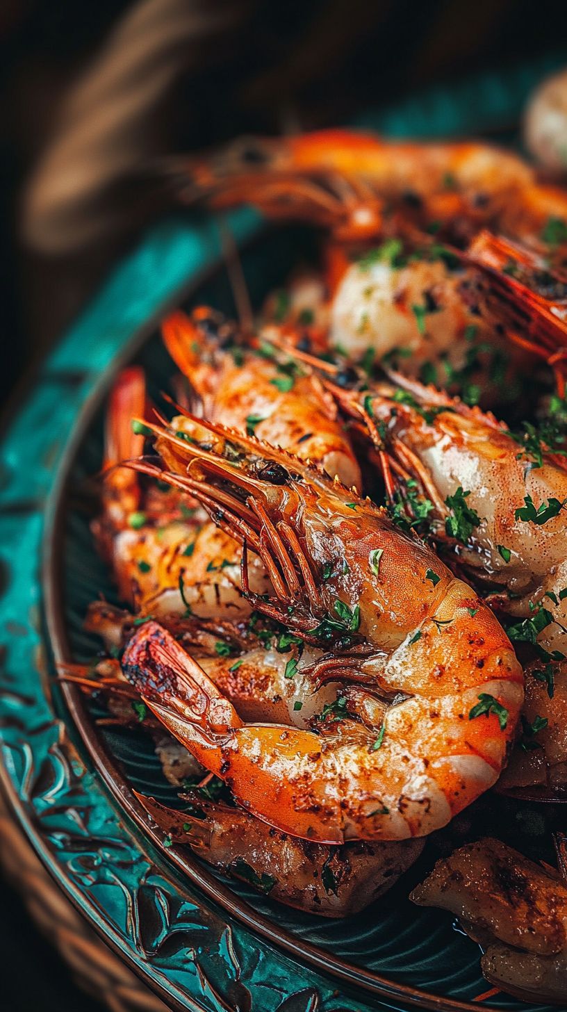 Camarões Grelhados da Tarcila