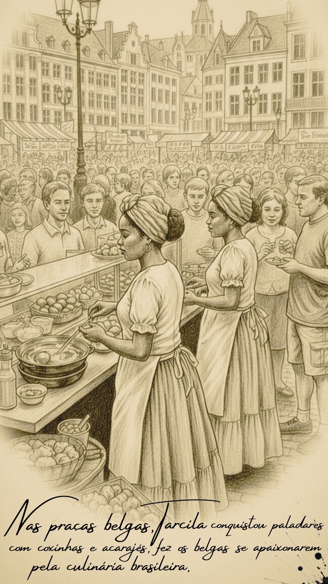 Tarcila nas praças belgas